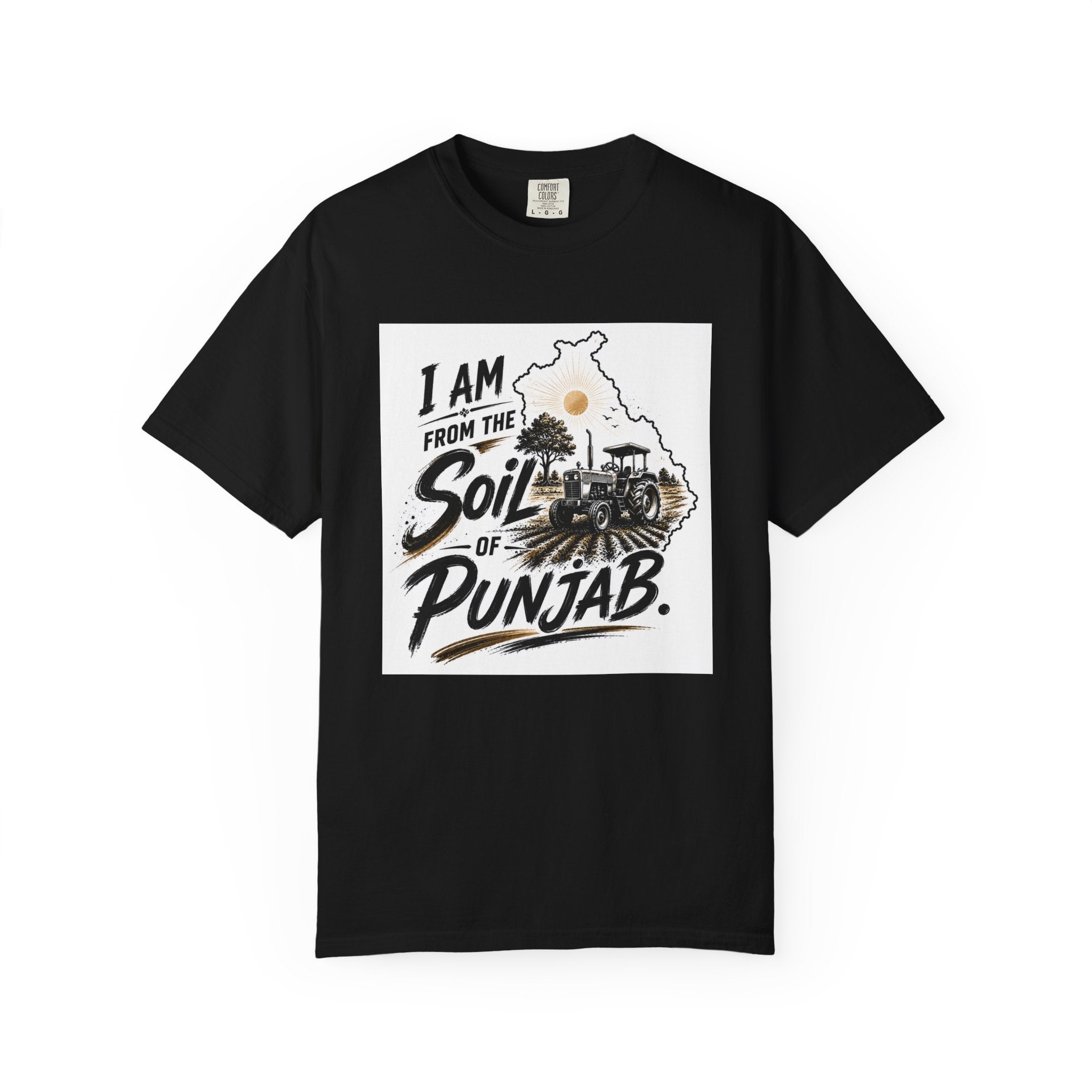 Punjab Pride T-Shirt — "I Am From the Soil of Punjab" Graphic Tee