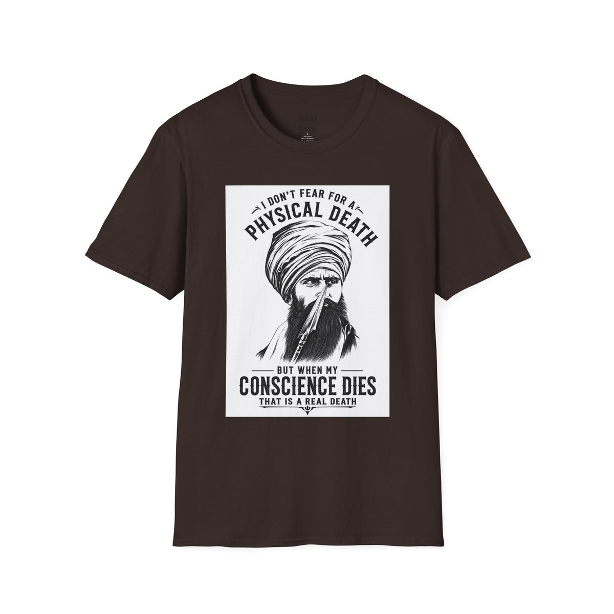 A T‑Shirt — “I Don’t Fear Physical Death” Spiritual Quote Tee
