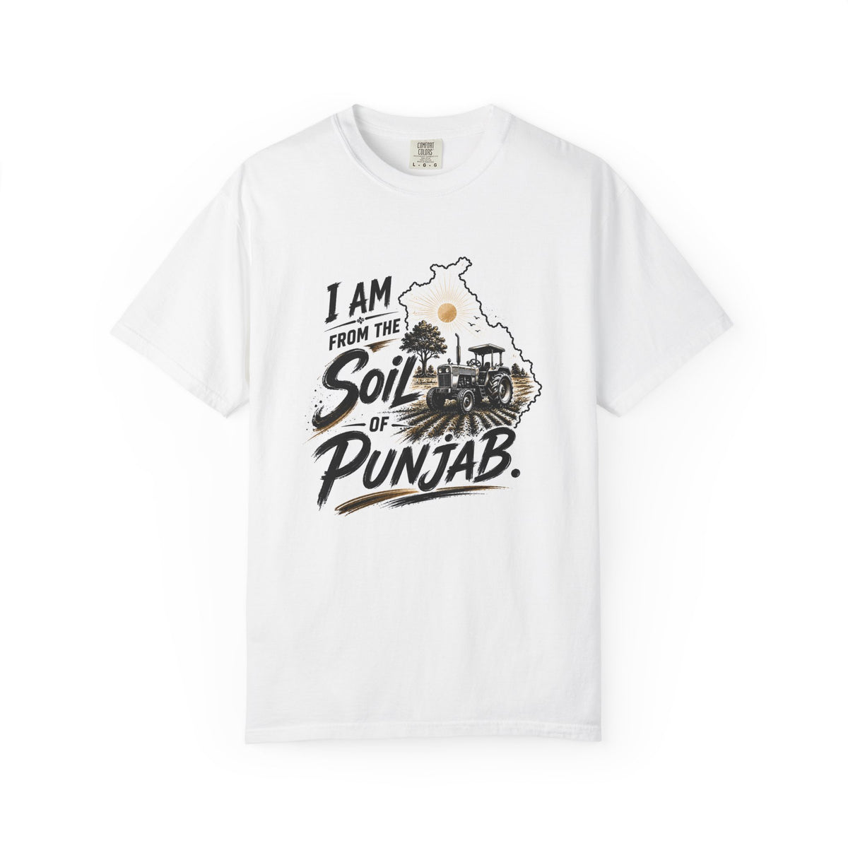 Punjab Pride T-Shirt — "I Am From the Soil of Punjab" Graphic Tee