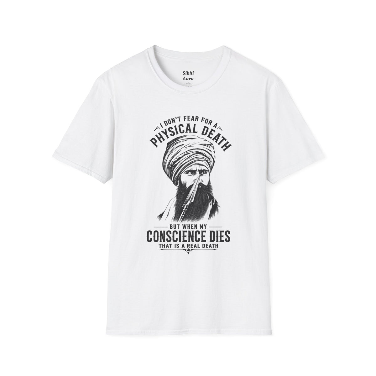 A T‑Shirt — “I Don’t Fear Physical Death” Spiritual Quote Tee