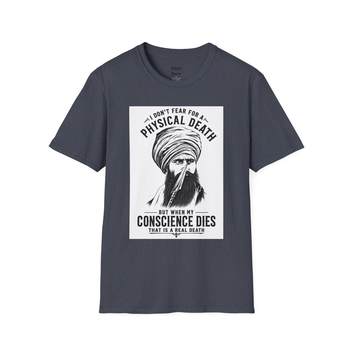 A T‑Shirt — “I Don’t Fear Physical Death” Spiritual Quote Tee