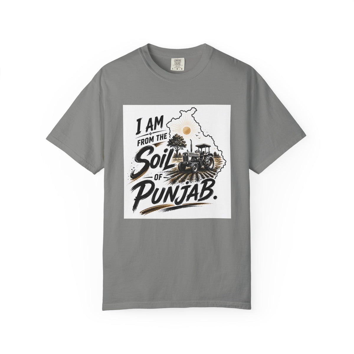 Punjab Pride T-Shirt — "I Am From the Soil of Punjab" Graphic Tee