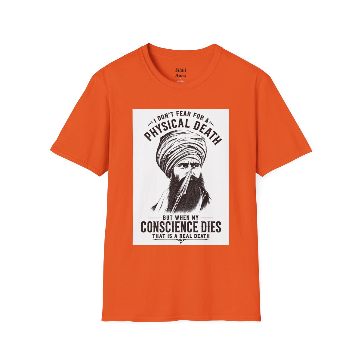 A T‑Shirt — “I Don’t Fear Physical Death” Spiritual Quote Tee