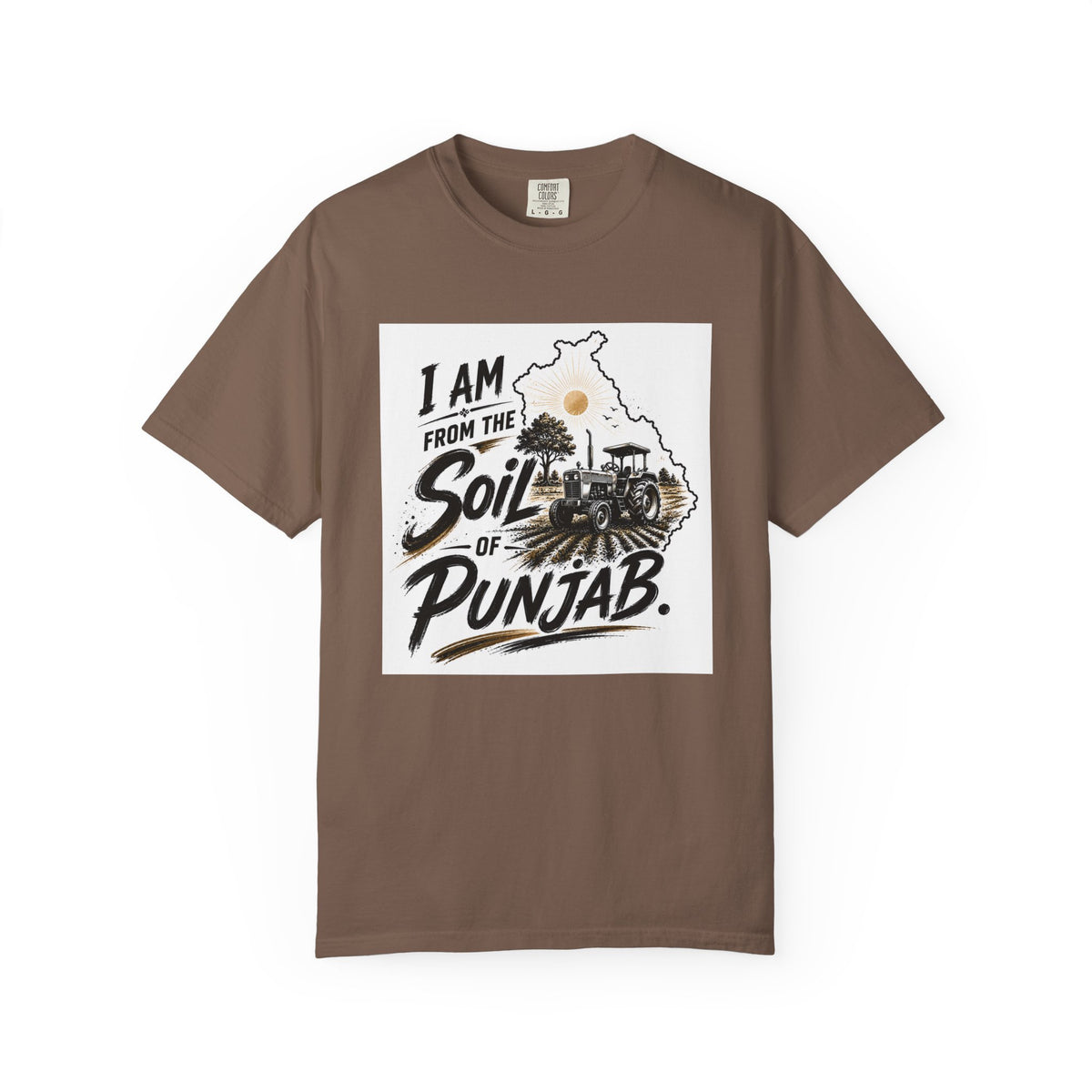 Punjab Pride T-Shirt — "I Am From the Soil of Punjab" Graphic Tee