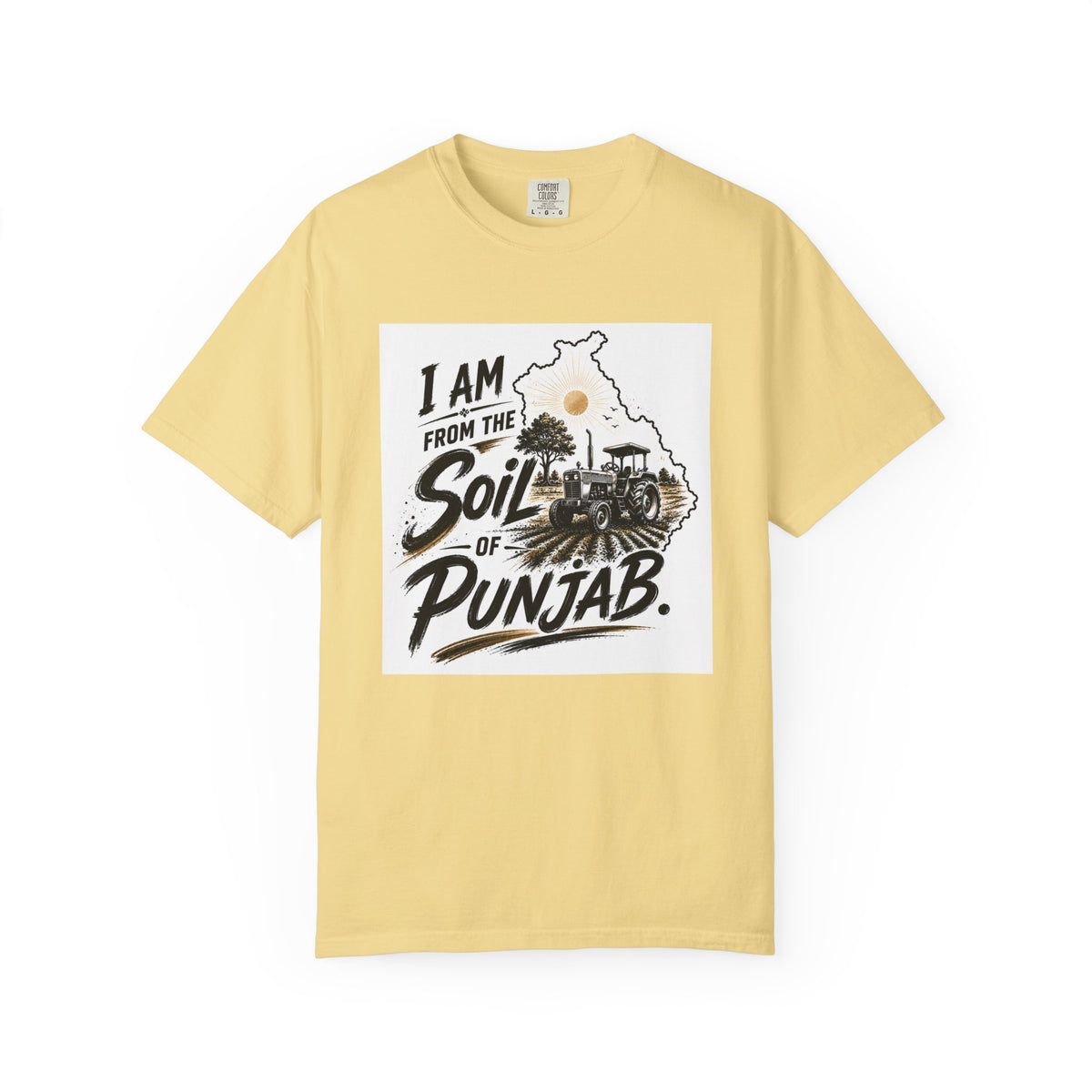 Punjab Pride T-Shirt — "I Am From the Soil of Punjab" Graphic Tee
