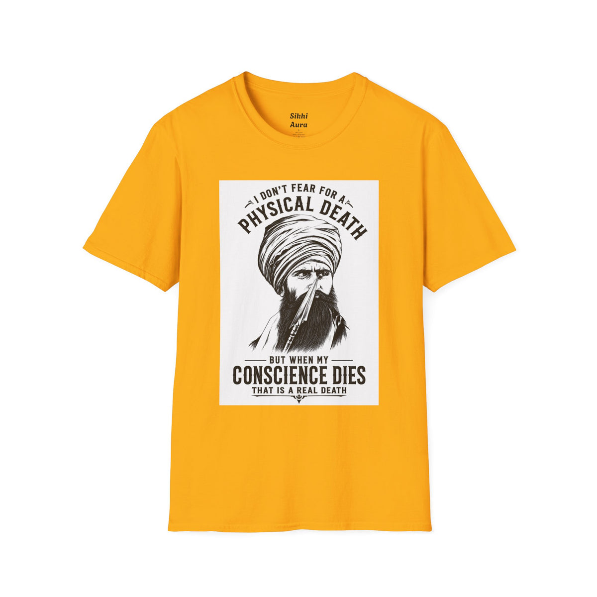 A T‑Shirt — “I Don’t Fear Physical Death” Spiritual Quote Tee