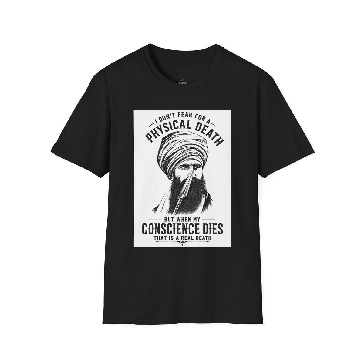 A T‑Shirt — “I Don’t Fear Physical Death” Spiritual Quote Tee