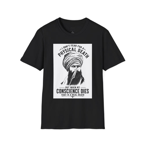 A T‑Shirt — “I Don’t Fear Physical Death” Spiritual Quote Tee