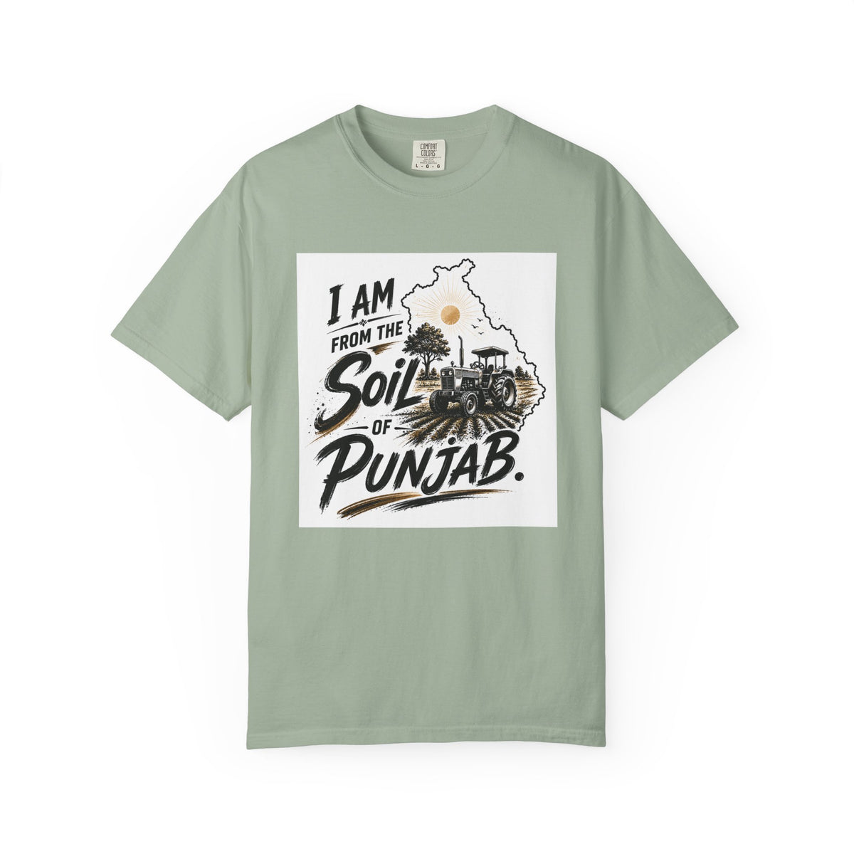 Punjab Pride T-Shirt — "I Am From the Soil of Punjab" Graphic Tee