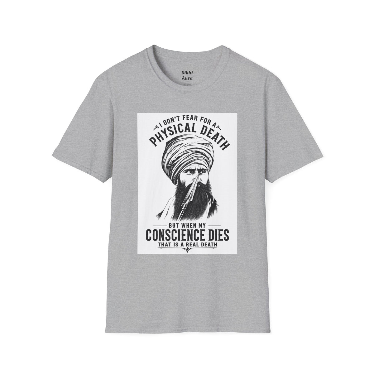 A T‑Shirt — “I Don’t Fear Physical Death” Spiritual Quote Tee