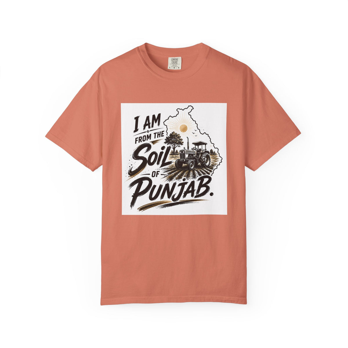 Punjab Pride T-Shirt — "I Am From the Soil of Punjab" Graphic Tee