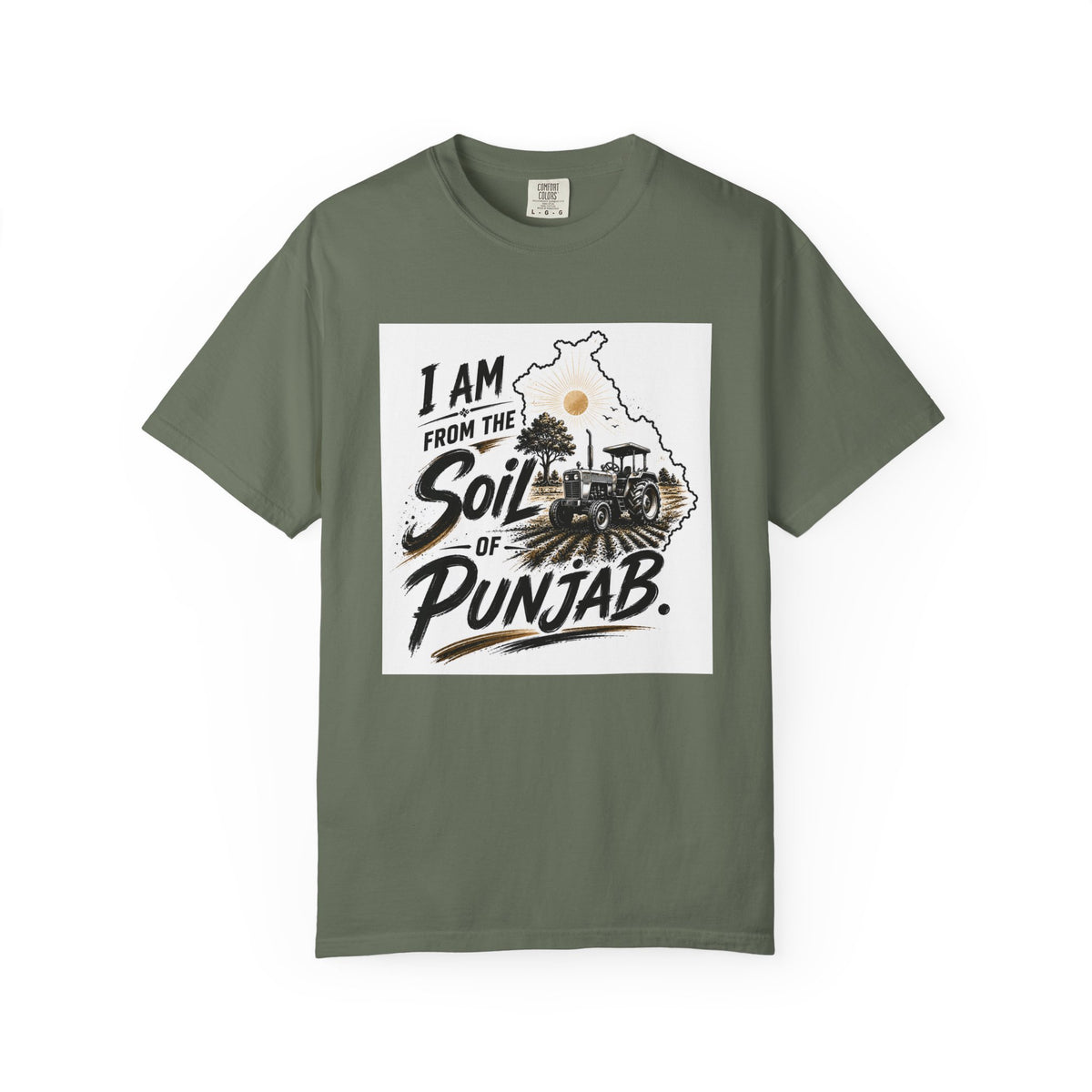 Punjab Pride T-Shirt — "I Am From the Soil of Punjab" Graphic Tee