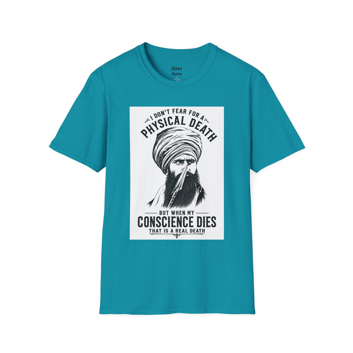 A T‑Shirt — “I Don’t Fear Physical Death” Spiritual Quote Tee