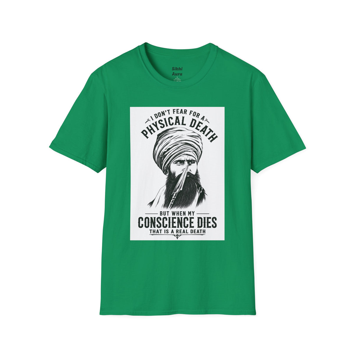 A T‑Shirt — “I Don’t Fear Physical Death” Spiritual Quote Tee