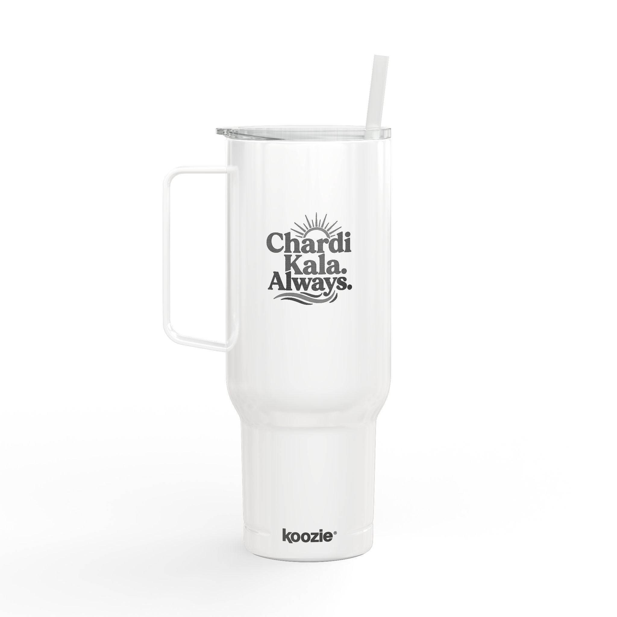 Engraved 40oz Insulated Tumbler with Lid & Handle — Coastal Adventure Design