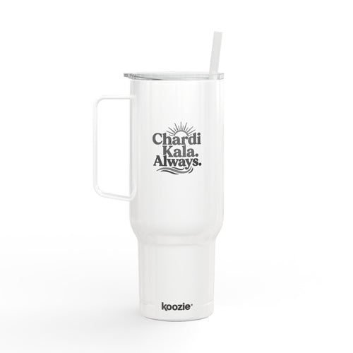 Engraved 40oz Insulated Tumbler with Lid & Handle — Coastal Adventure Design
