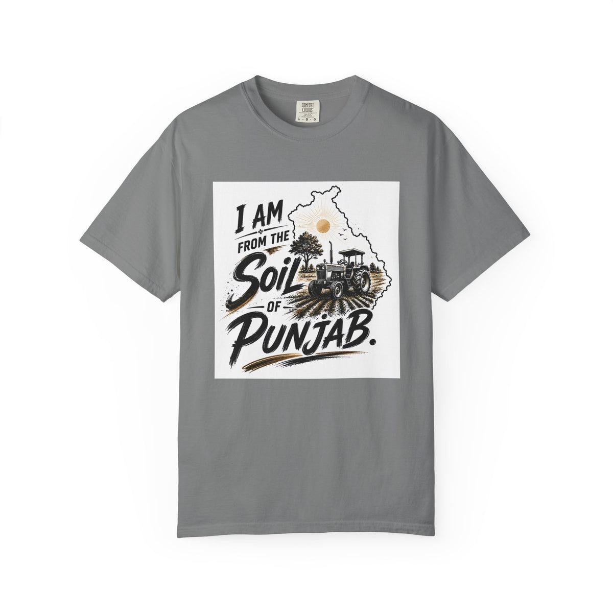 Punjab Pride T-Shirt — "I Am From the Soil of Punjab" Graphic Tee