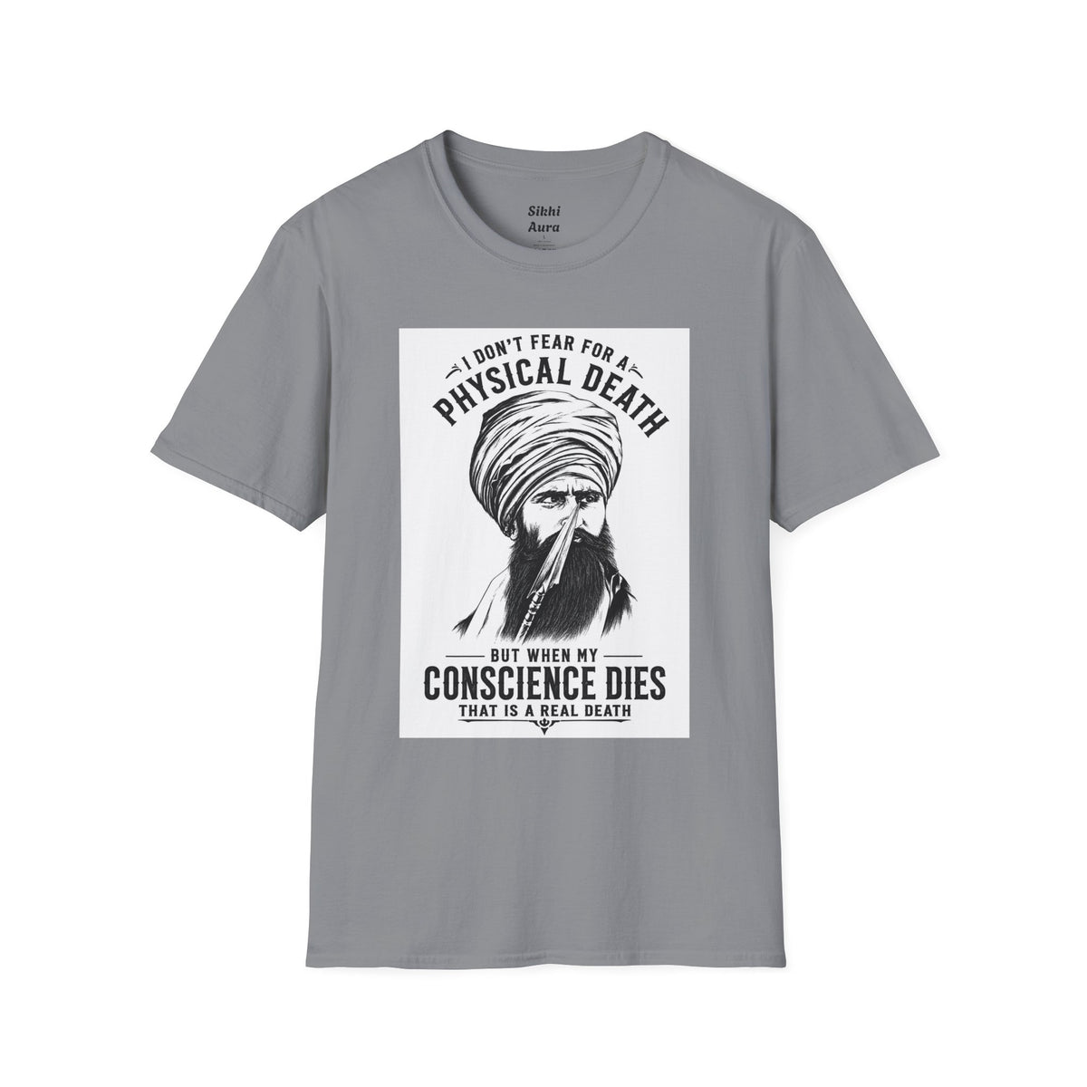 A T‑Shirt — “I Don’t Fear Physical Death” Spiritual Quote Tee