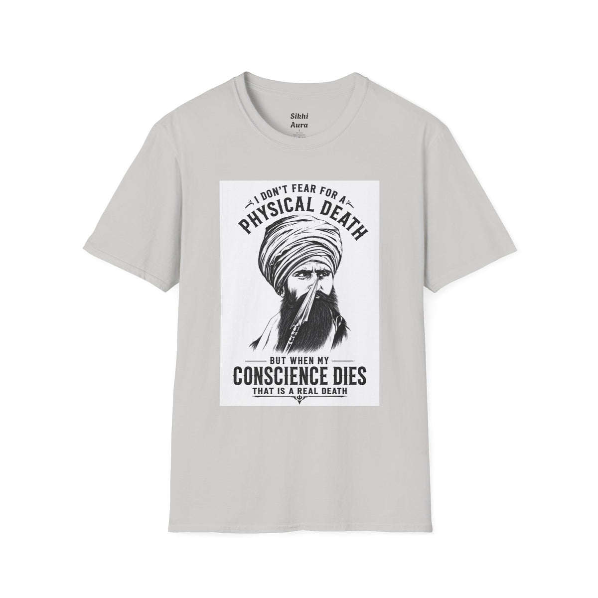 A T‑Shirt — “I Don’t Fear Physical Death” Spiritual Quote Tee