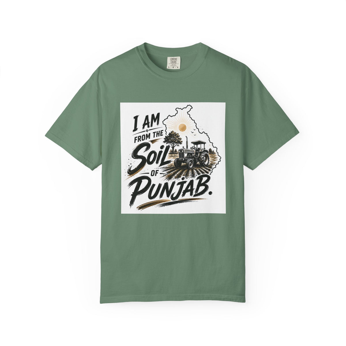 Punjab Pride T-Shirt — "I Am From the Soil of Punjab" Graphic Tee
