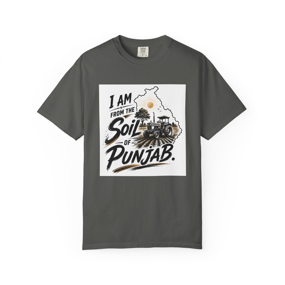 Punjab Pride T-Shirt — "I Am From the Soil of Punjab" Graphic Tee