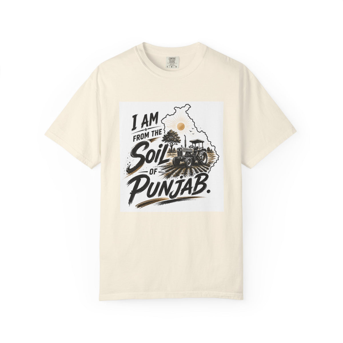 Punjab Pride T-Shirt — "I Am From the Soil of Punjab" Graphic Tee