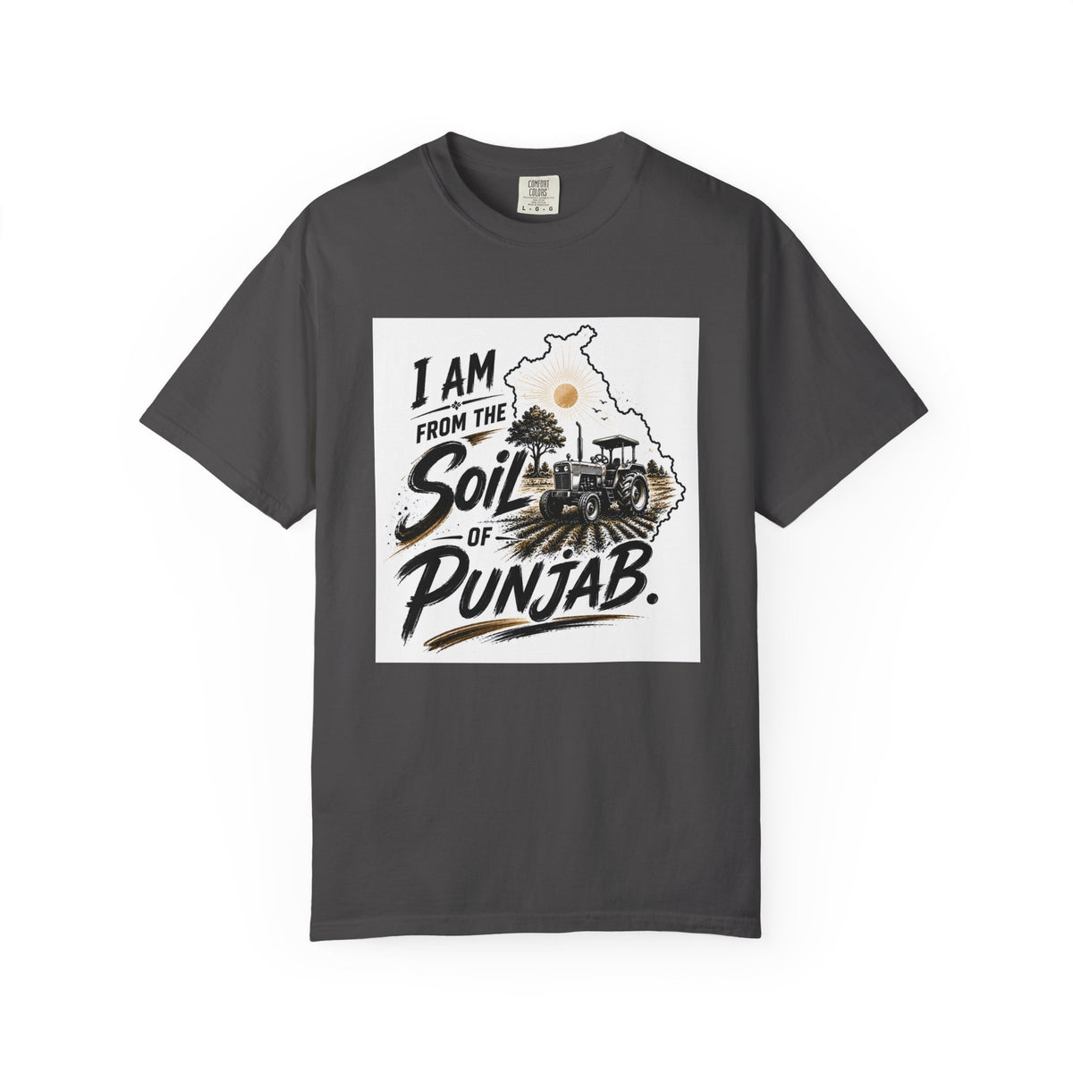 Punjab Pride T-Shirt — "I Am From the Soil of Punjab" Graphic Tee