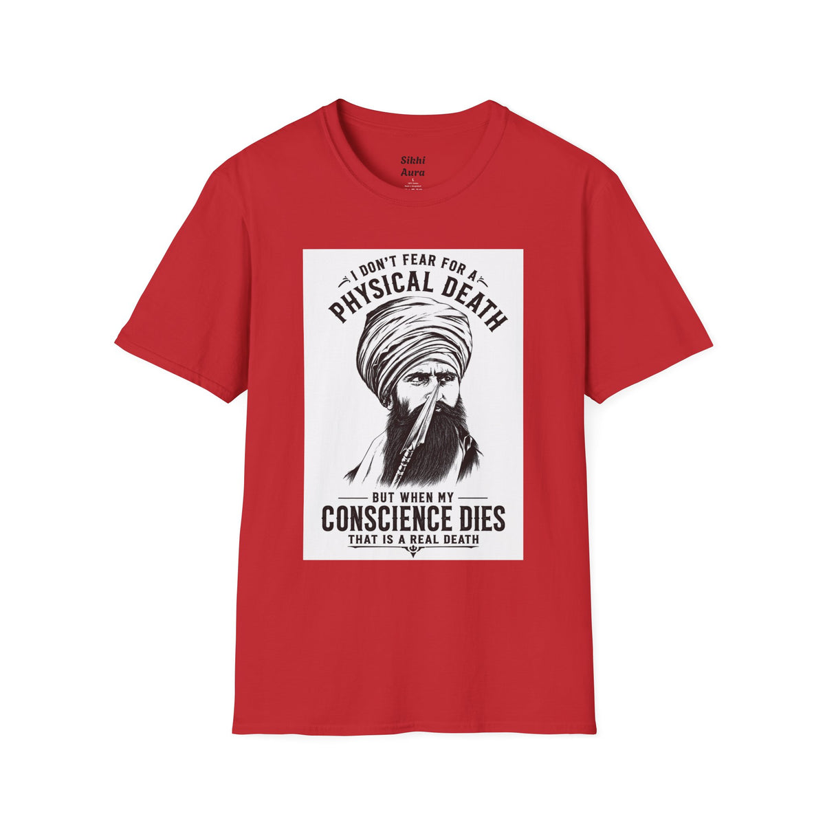 A T‑Shirt — “I Don’t Fear Physical Death” Spiritual Quote Tee