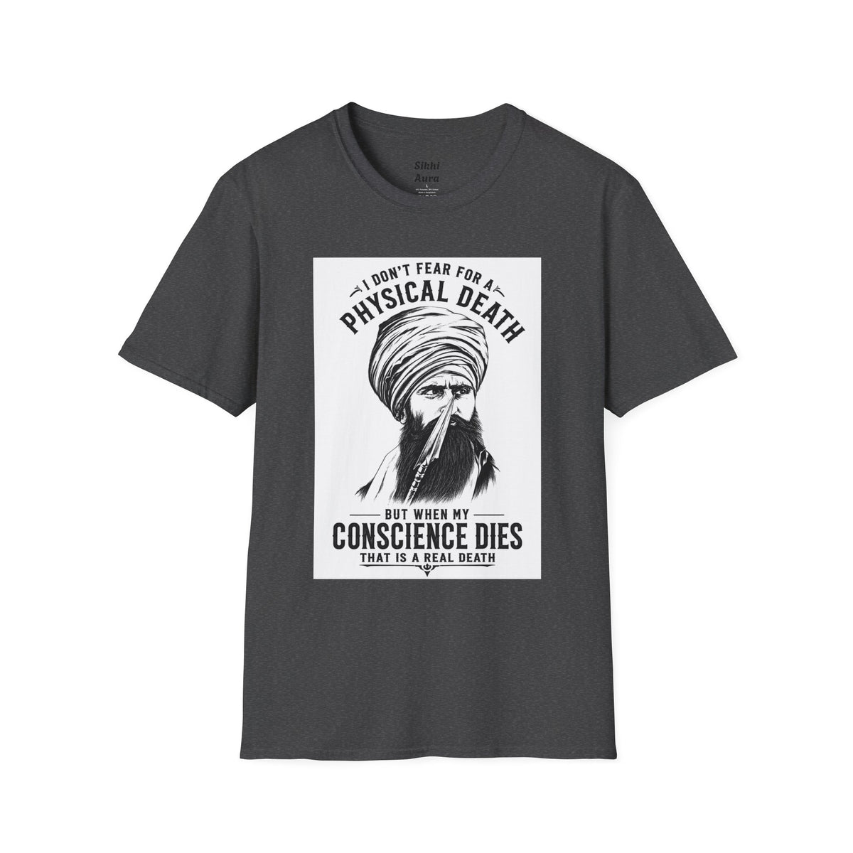 A T‑Shirt — “I Don’t Fear Physical Death” Spiritual Quote Tee